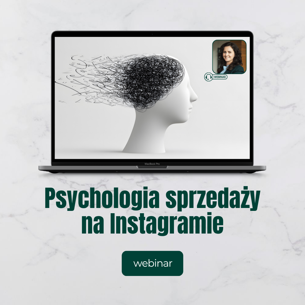 Psychologia sprzedaży na Instagramie (webinar)