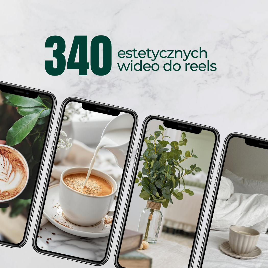 340 estetycznych wideo do reels